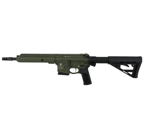 Schmeisser AR15 S4F Sport 10,5″ OD Green + FALKE LE QL Gen2 Reflexvisier