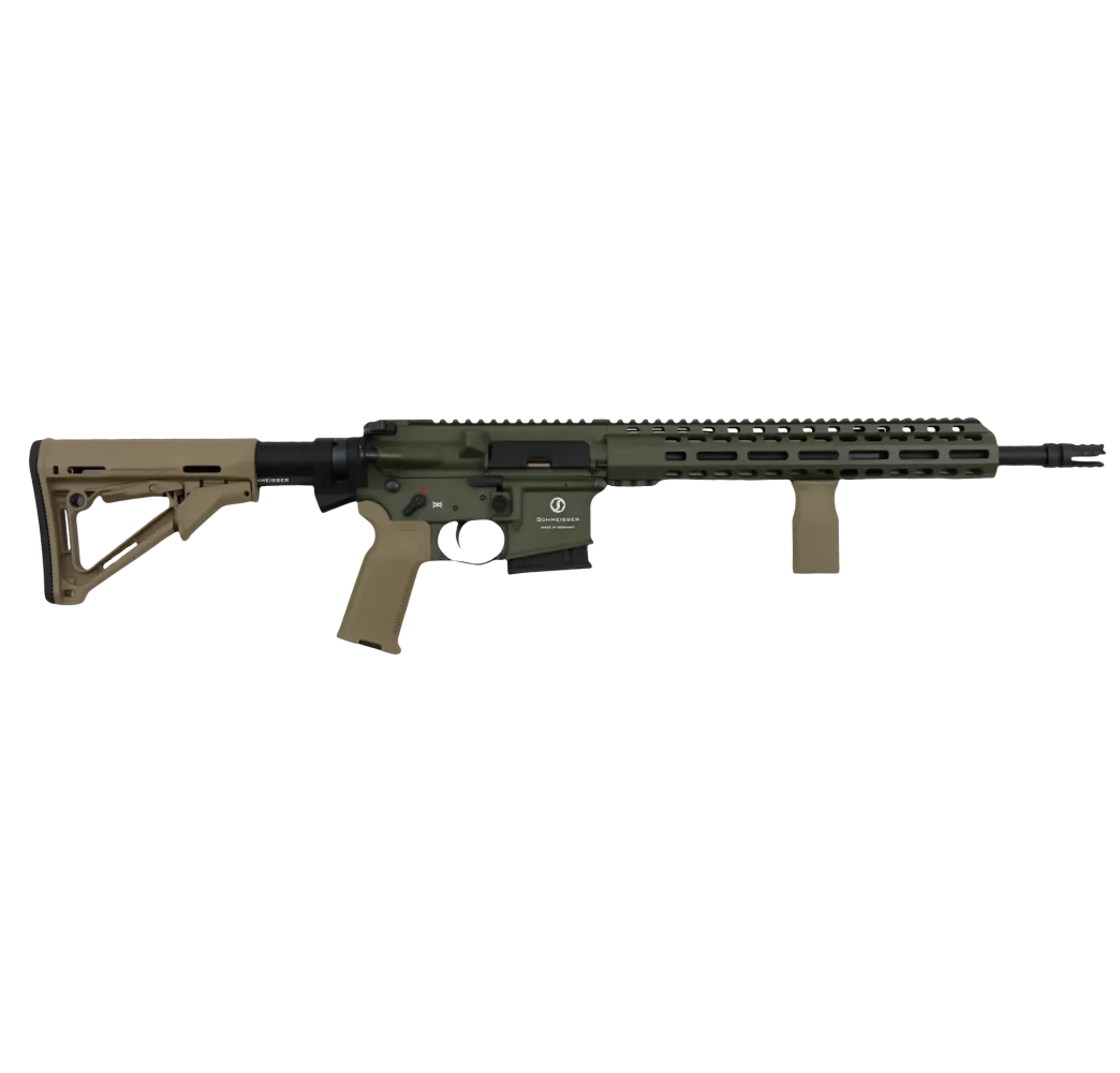 Schmeisser M4FL 14,5″ OD Green – Sport & Jagd‑AR