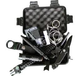 Notfallbox Survival Set – 10-teilig „Be prepared“