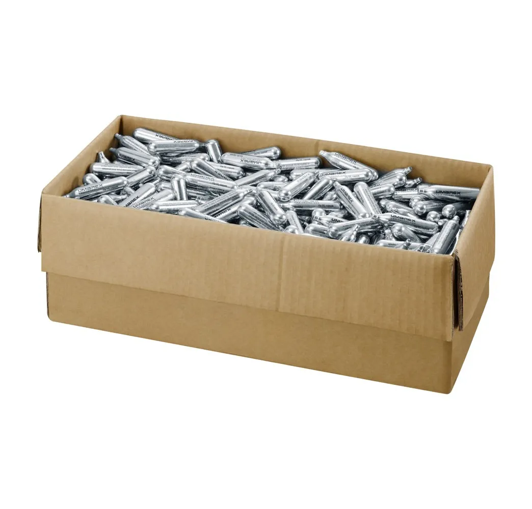 Umarex CO2 Kapseln 500 x 12g – Großpack für Luftdruckwaffen