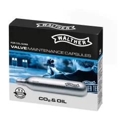 Walther CO2 Ventil-Wartungskapseln 5x12g Spezialöl