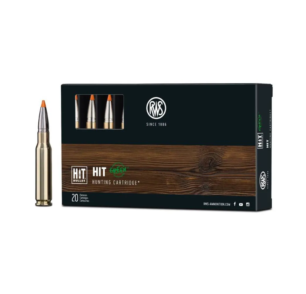 RWS .308 Win. HIT 10,7g/165gr | Bleifreie Jagdmunition