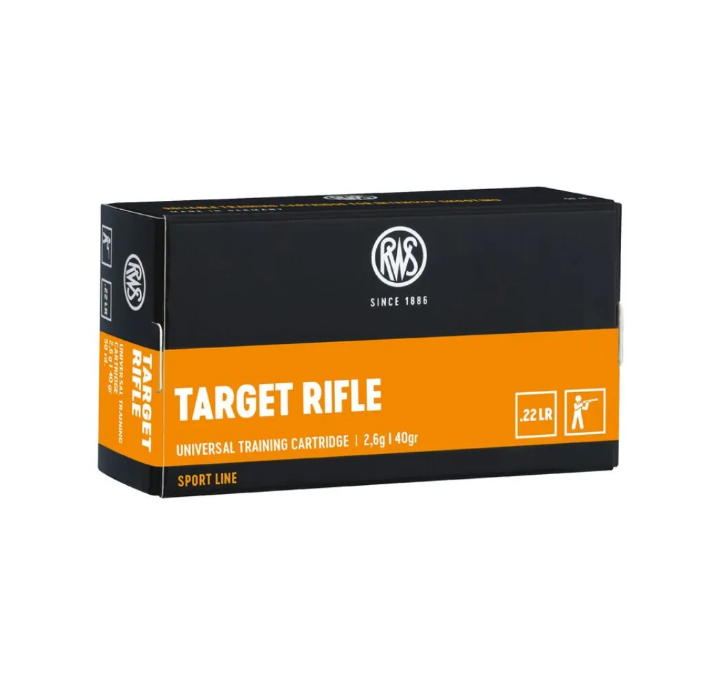RWS .22 Target Rifle 2,6g/40gr – .22 LR Munition Top RWS .22 Target Rifle 2,6g/40gr – .22 LR Munition Top