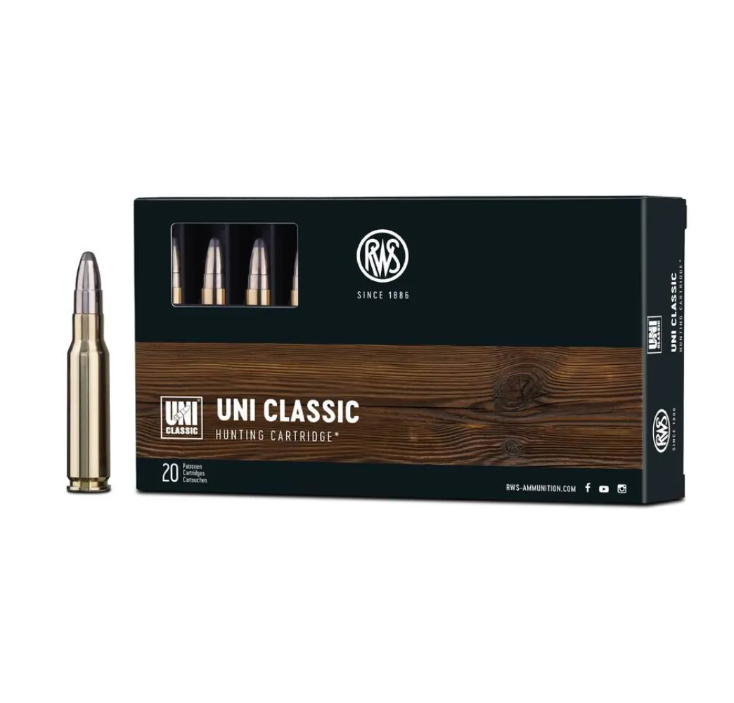RWS .308 Win. UNI CLASSIC 11,7g/180gr Jagdmunition RWS .308 Win. UNI CLASSIC 11,7g/180gr Jagdmunition