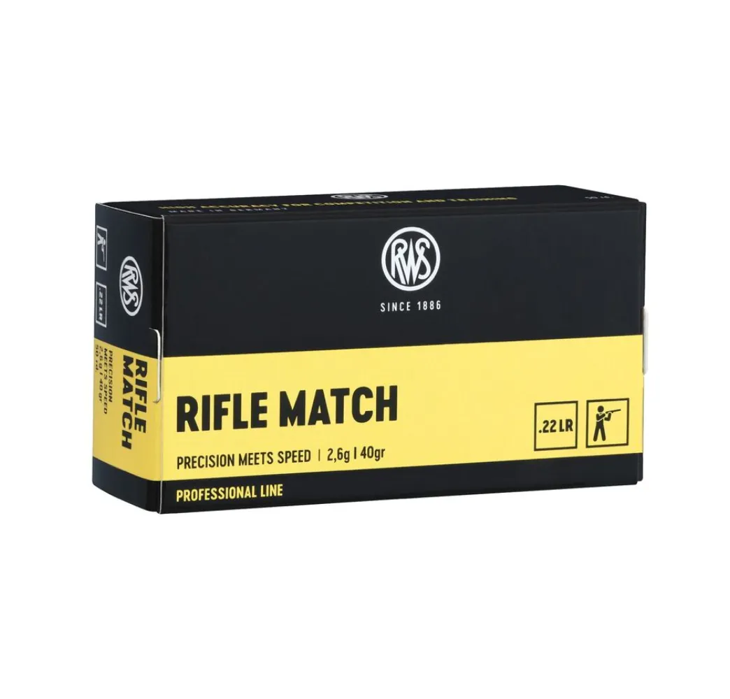 RWS .22 Rifle Match 2,6g/40gr Matchmunition kaufen