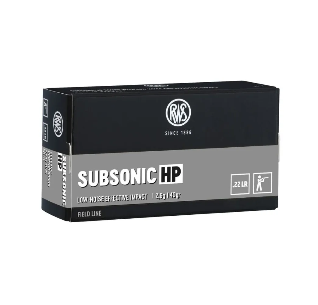 RWS .22 SUBSONIC HP – leise Kleinkaliber-Jagdmunition
