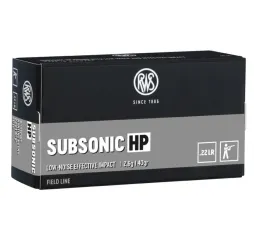 RWS .22 SUBSONIC HP – leise Kleinkaliber-Jagdmunition