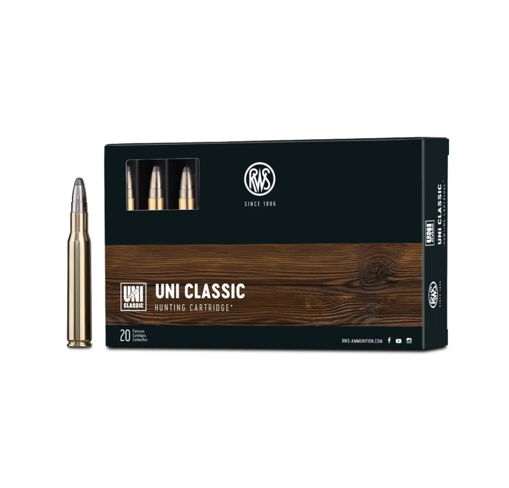 RWS .30-06 UNI CLASSIC 11,7g/180gr – Jagdmunition jetzt kaufen RWS .30-06 UNI CLASSIC 11,7g/180gr – Jagdmunition jetzt kaufen