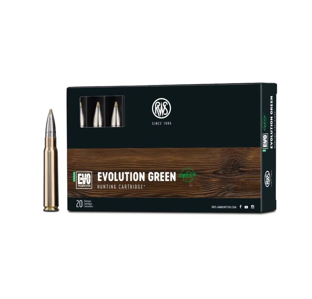 RWS 8x57 JS EVOLUTION GREEN Munition bleifrei