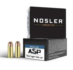 NOSLER 9mm Luger JHP Munition, 124 grs – jetzt kaufen!