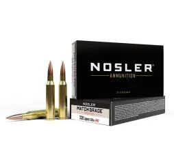 Nosler Match Grade .338 Lapua Mag. – 300grs HPBT Munition