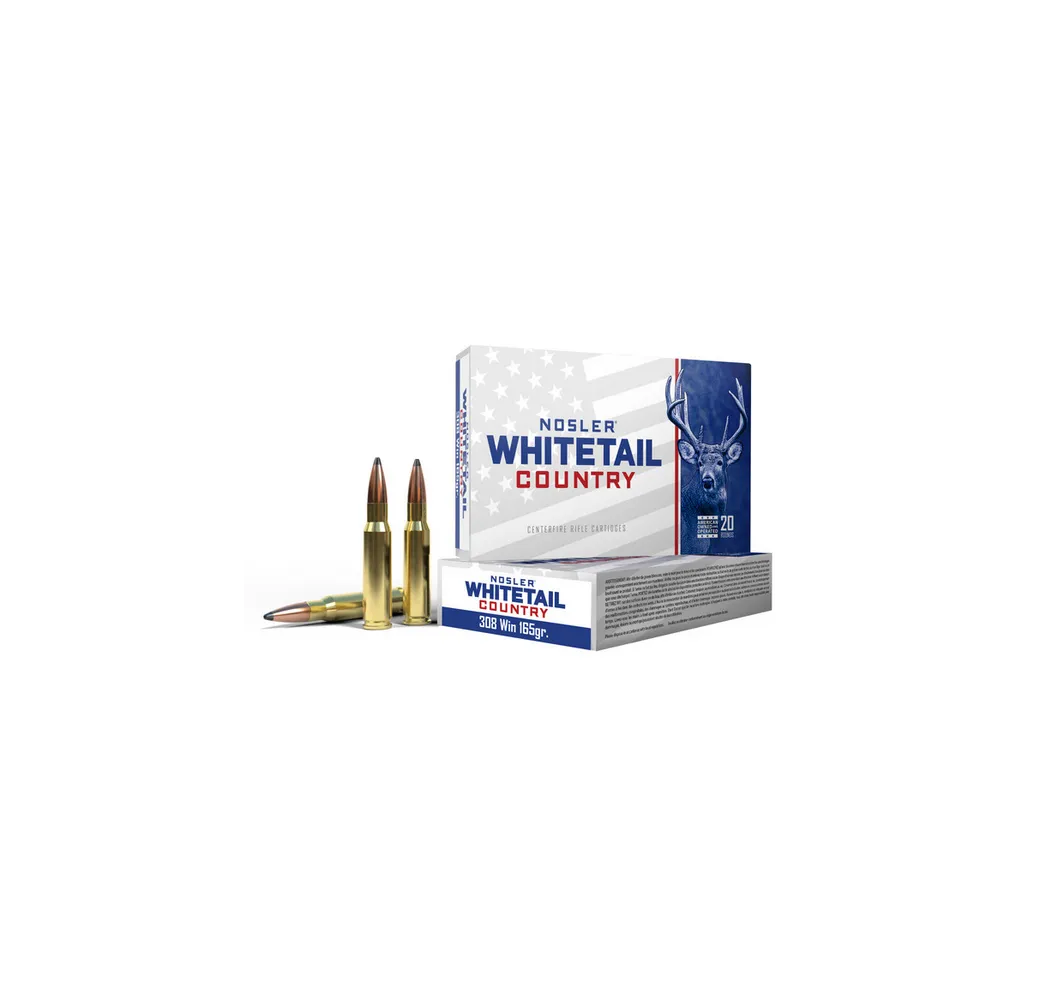 Nosler Whitetail Country .308 Win 165grs Jagdmunition