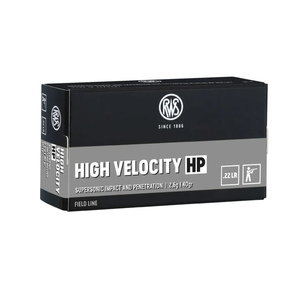 RWS .22 HIGH VELOCITY HP .22 LR Munition Jagd
