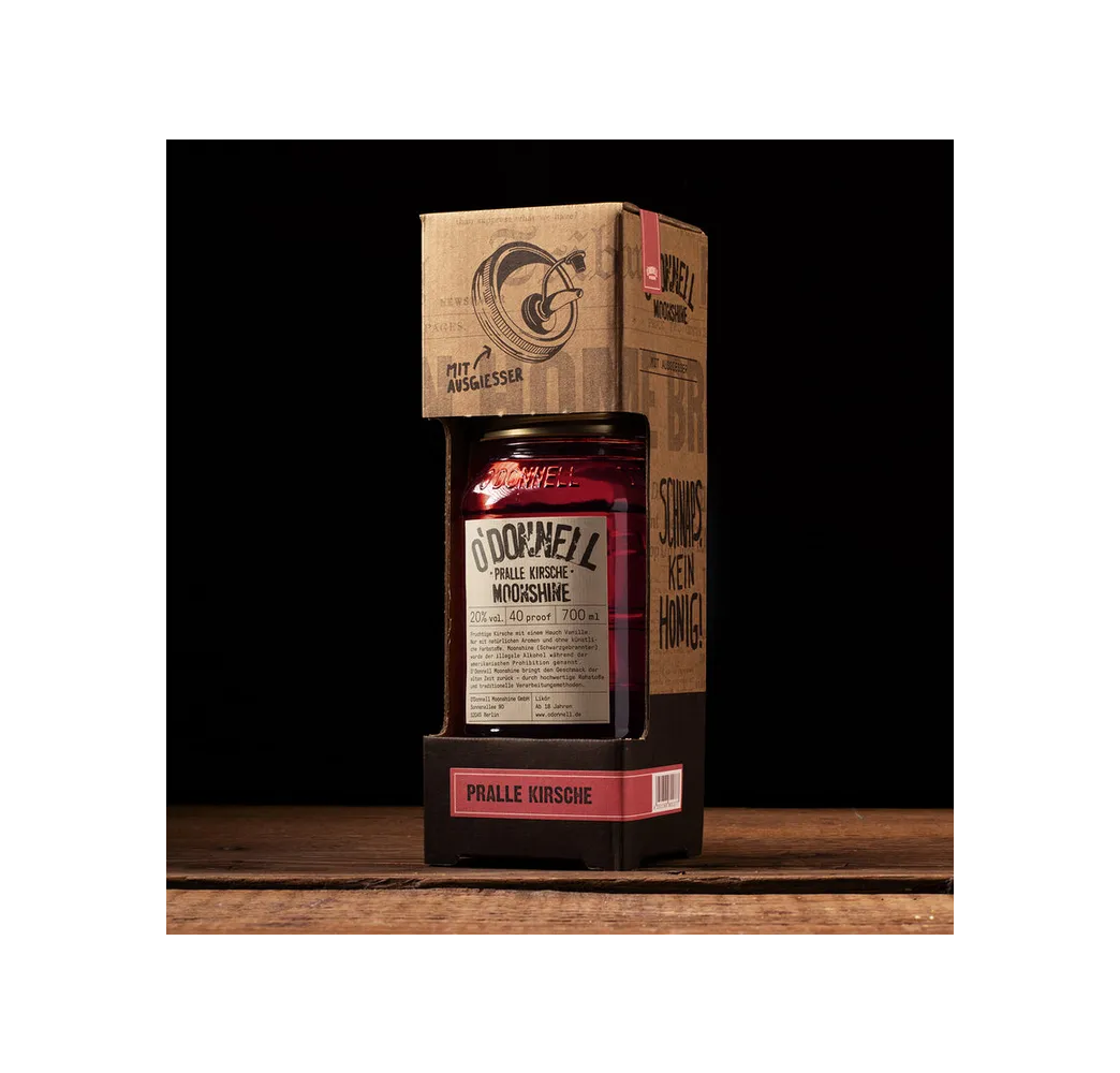 O'Donnell Pralle Kirsche Kirschlikör 20% – fruchtig, vegan
