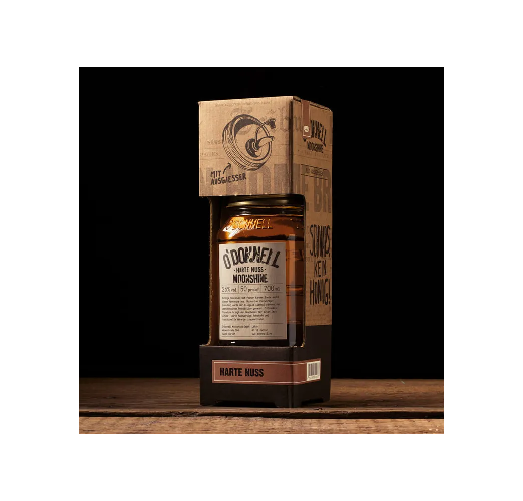 O'Donnell Harte Nuss Nusslikör 25% – Haselnuss & Karamell