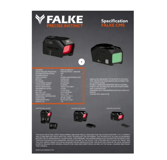 Falke CMS Reflexvisier