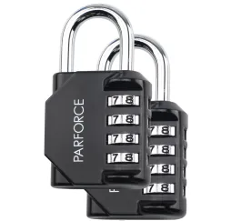 Parforce Zahlenschloss Doppelpack – Kofferschloss Set