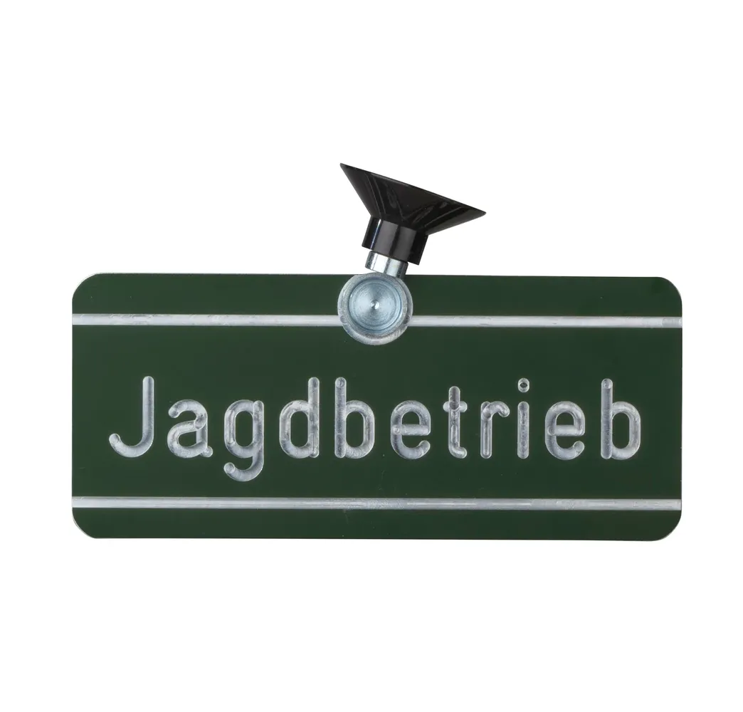 Autoschild Jagdbetrieb – Magnetschild Auto kaufen