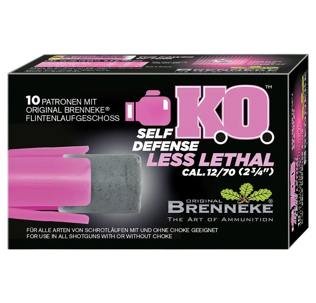 12/70 KO Self Defense Munition Stoppwirkung Flinte