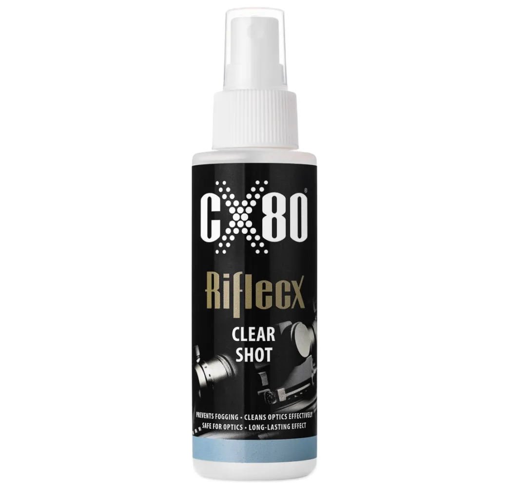 RifleCX Clear Shot Antibeschlagspray für Optik 100ml
