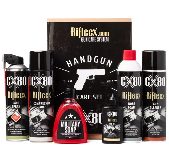 Rifle CX Handgun Set Reinigungsset Kurzwaffen 8-teilig