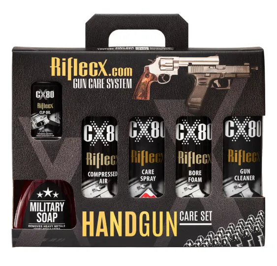 Rifle CX Handgun Set Reinigungsset Kurzwaffen 8-teilig