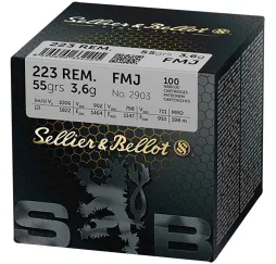 .223 Rem. Vollmantel BT 55.grs Sellier & Bellot