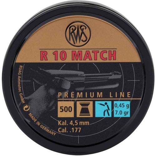 RWS 4,50mm Diabolo R 10 Match 0,45g