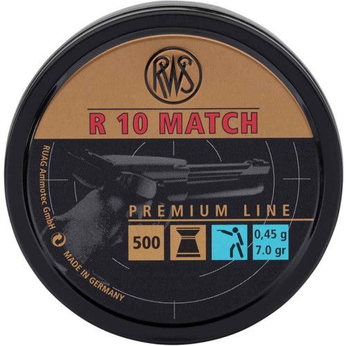 RWS 4,49mm Diabolo R 10 Match 0,45g