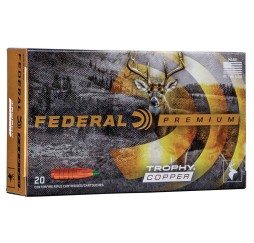 Büchsenmunition .338 Win. Mag.. Trophy Copper bleifrei 225 grs. Federal Ammunition