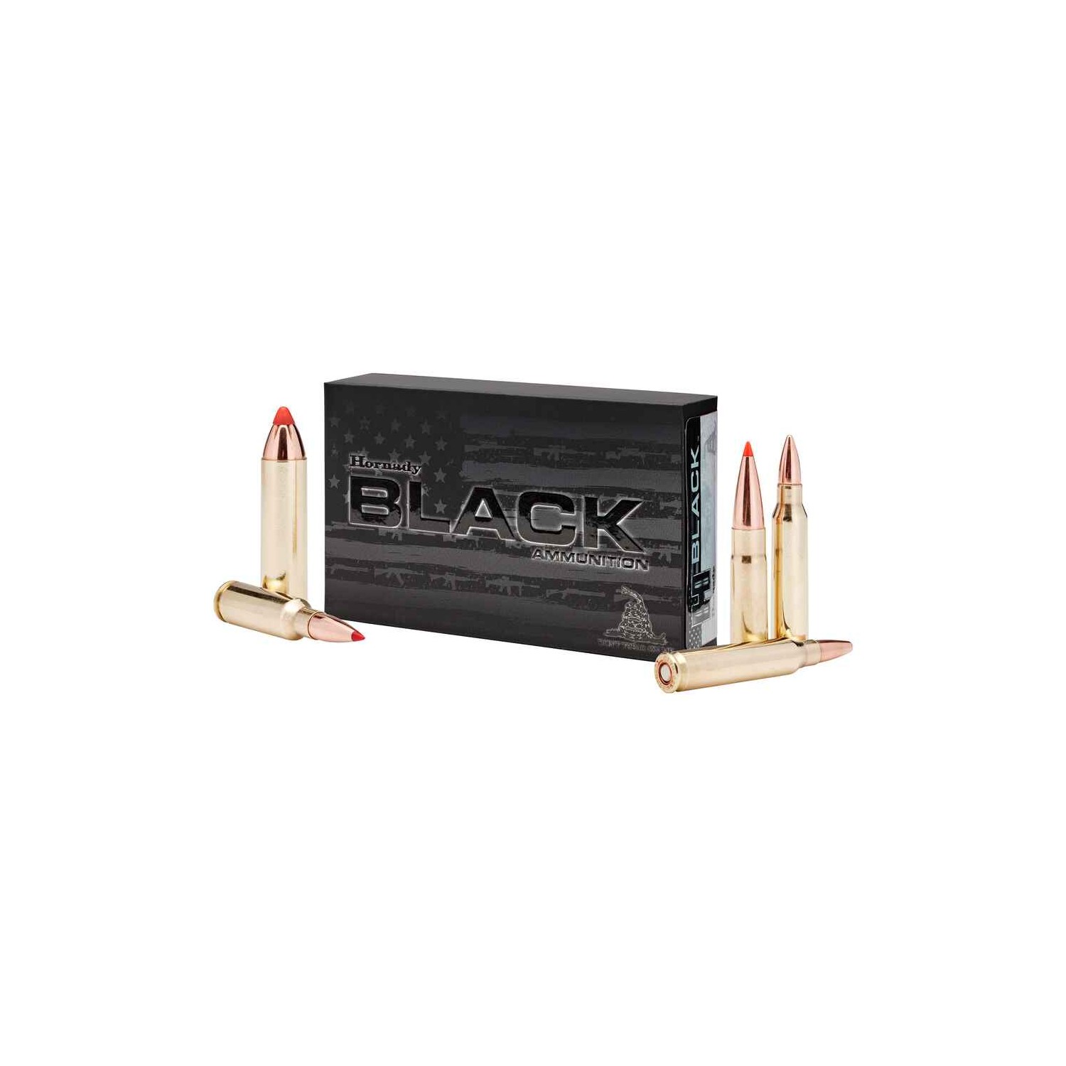 Büchsenmunition .308 Win. Black A-Max 10,0g/155grs. Hornady