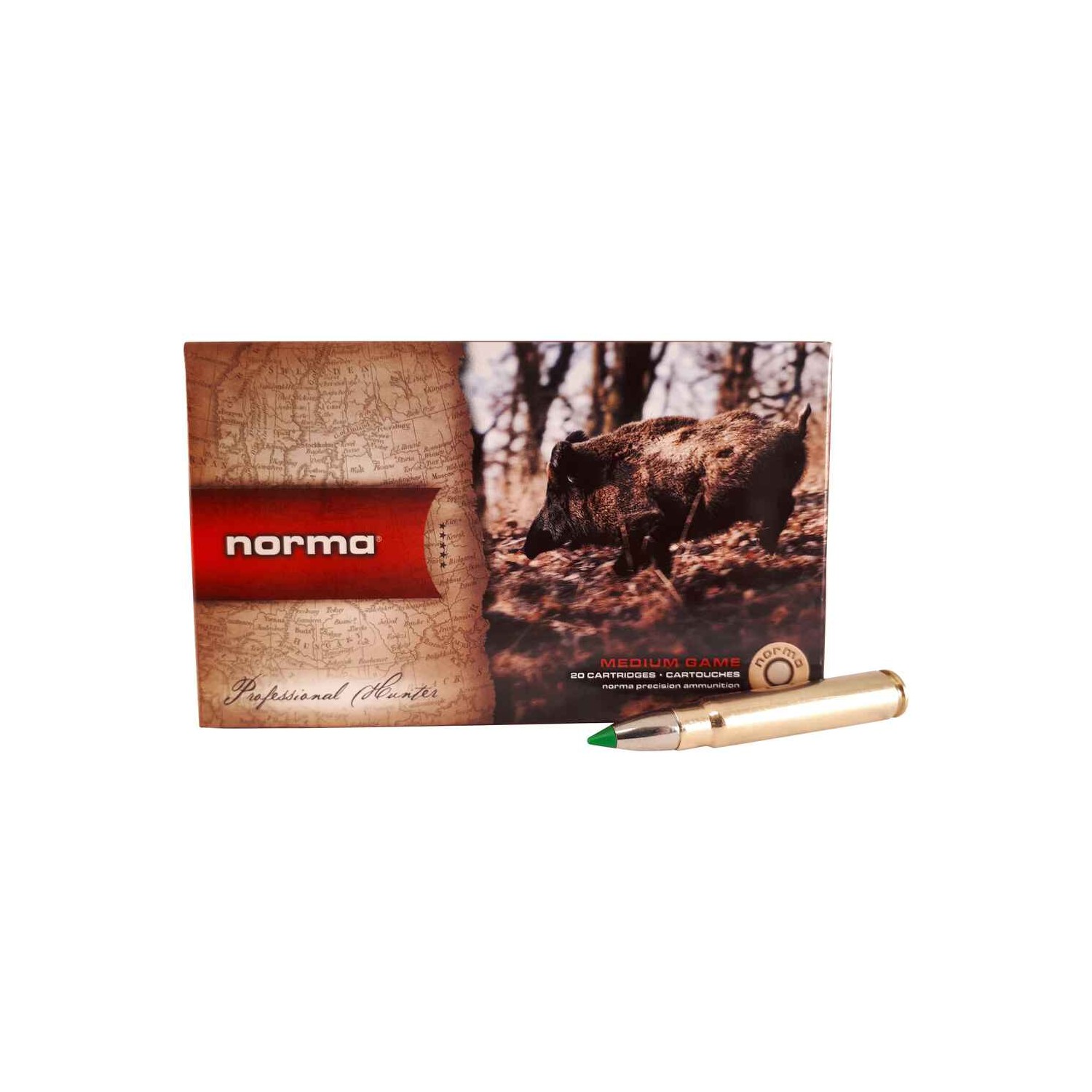Büchsenmunition 9,3x62 Ecostrike 14,6g/225grs. Norma