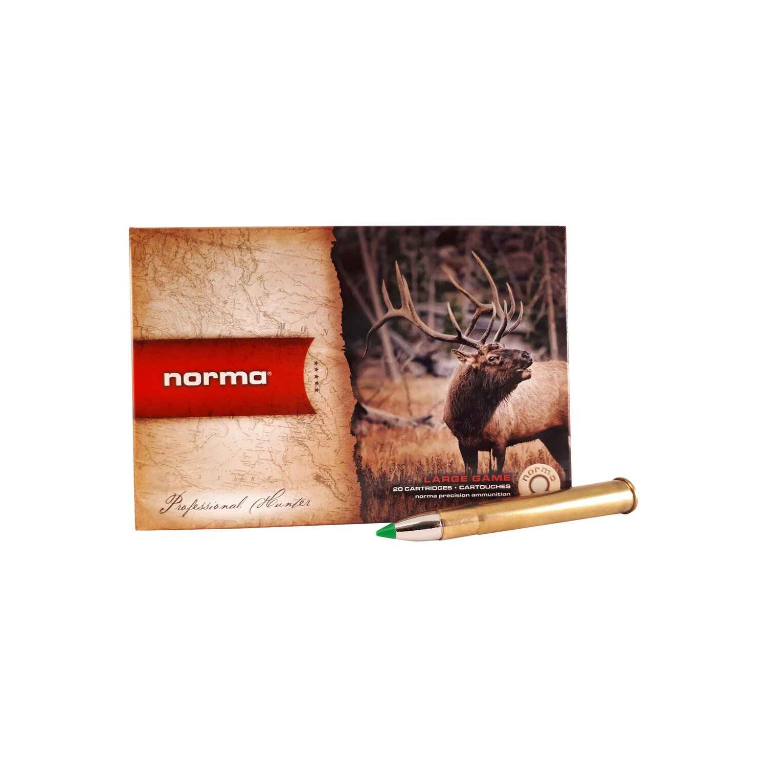 Büchsenmunition 9,3x74 R Ecostrike 14,6g/225grs. Norma