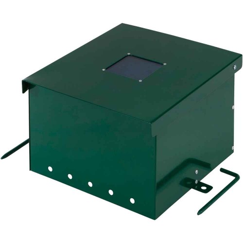 Schalldämpferbox für Wühlmaus-Selbstschussgeräte