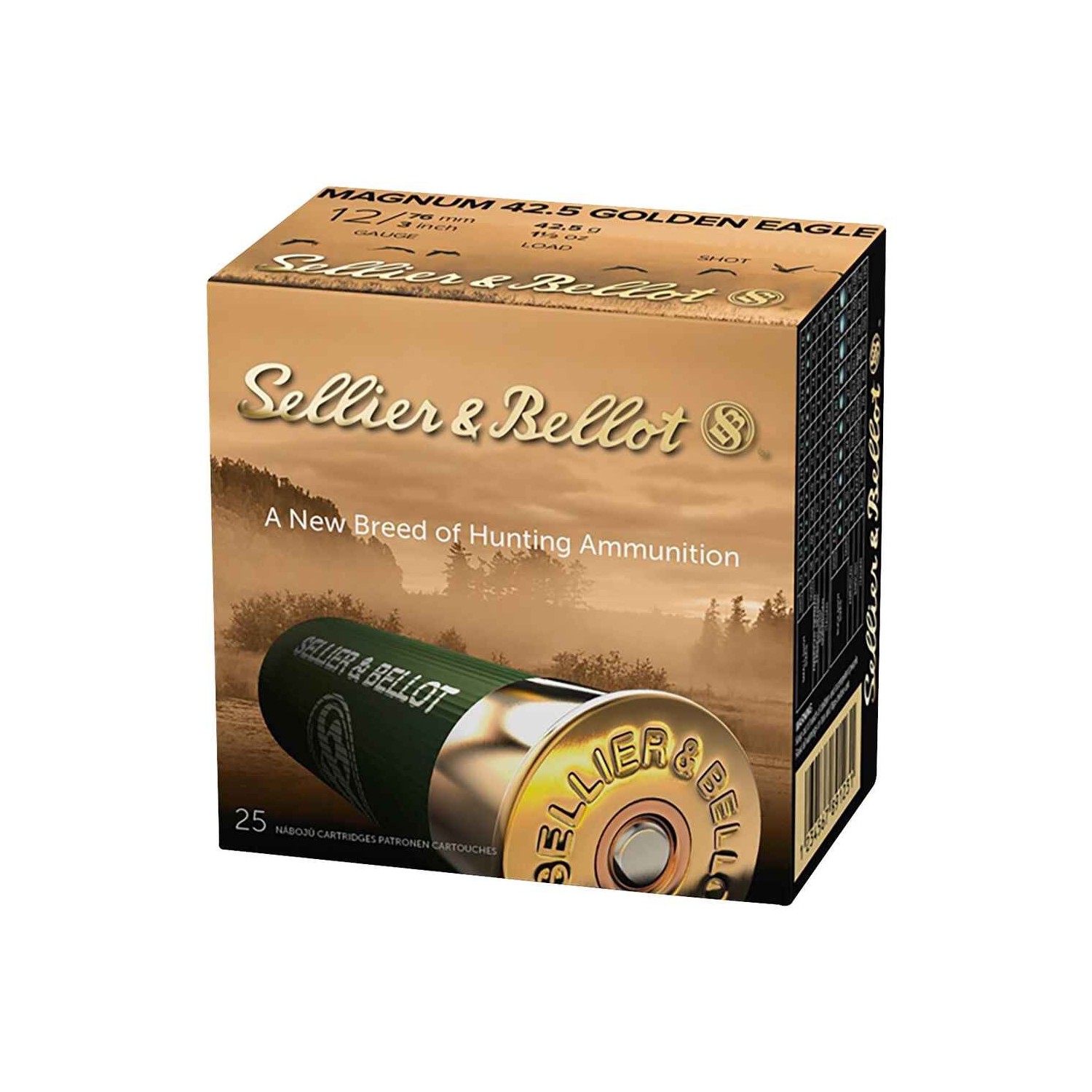 Sellier & Bellot 12/76 Magnum Plastik 4,0mm 42,5g