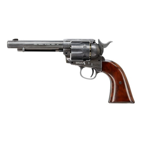 Colt CO2 Revolver Army 45 Rundkugel antik finish seite 1
