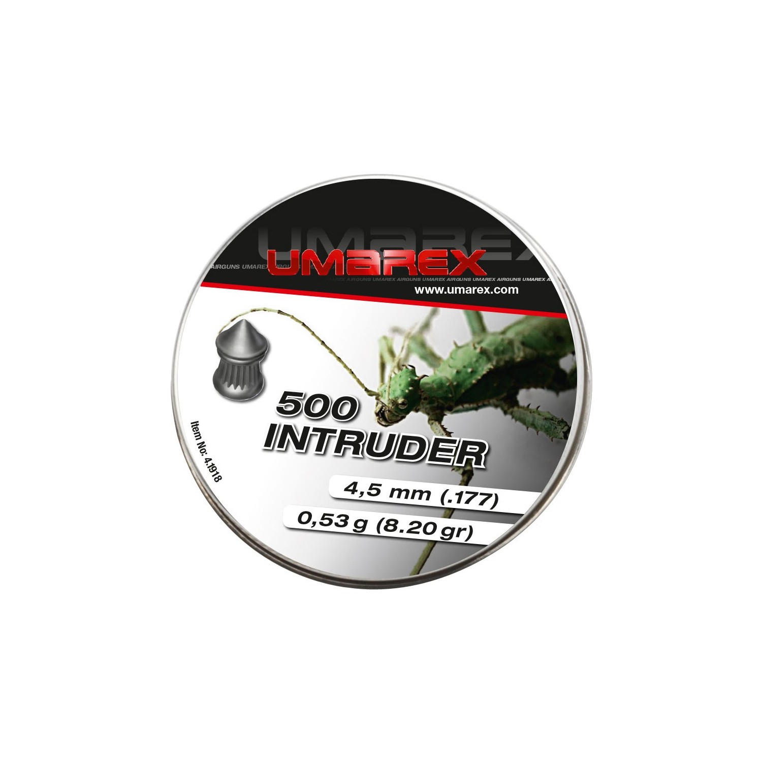 Umarex 4,50mm Diabolo Intruder 0,52g