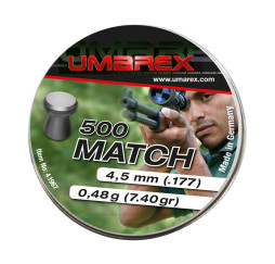 Umarex 4,5mm Diabolo Match Flachkopf 0,48g