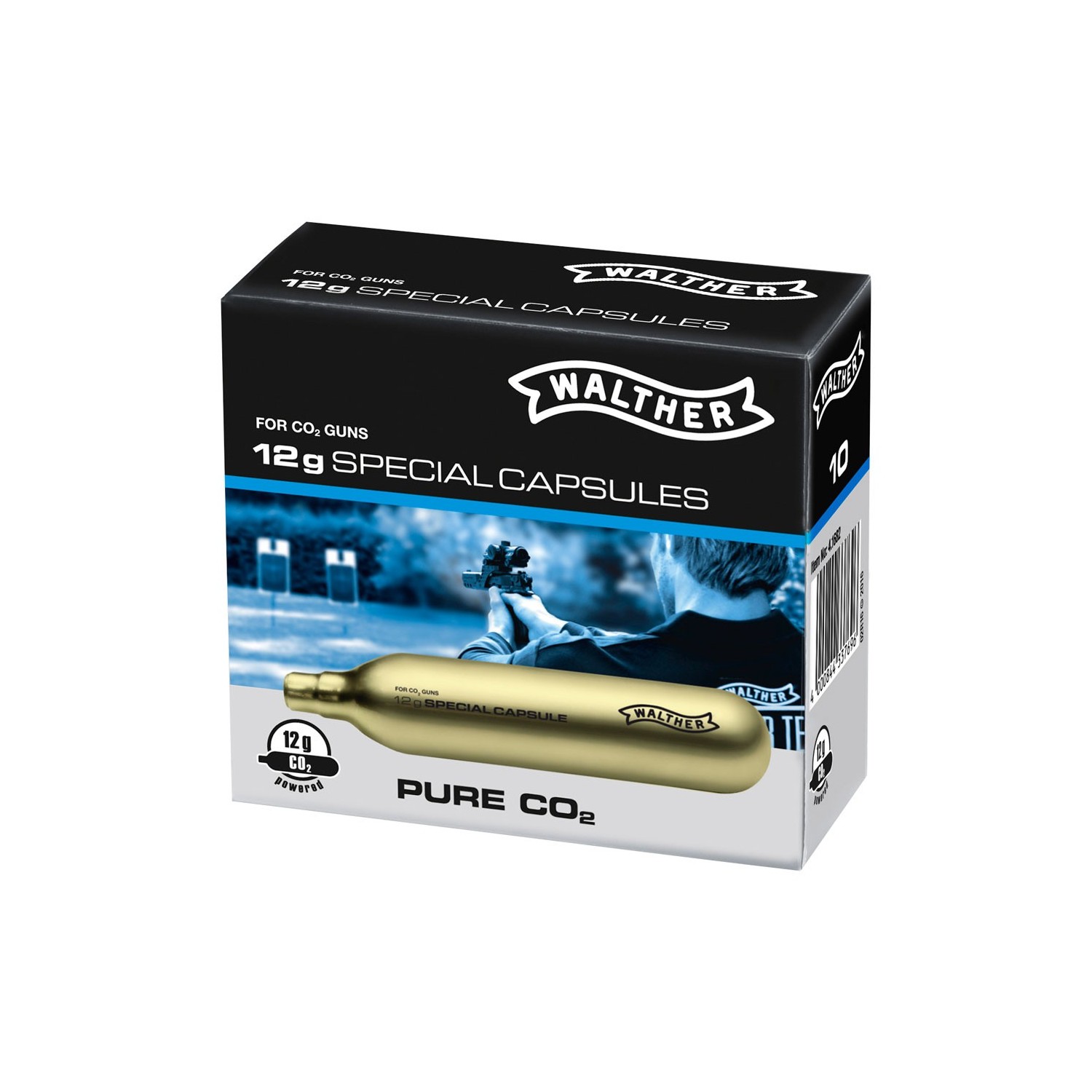 Walther CO2 Kapseln Inhalt: 10 x 12 g