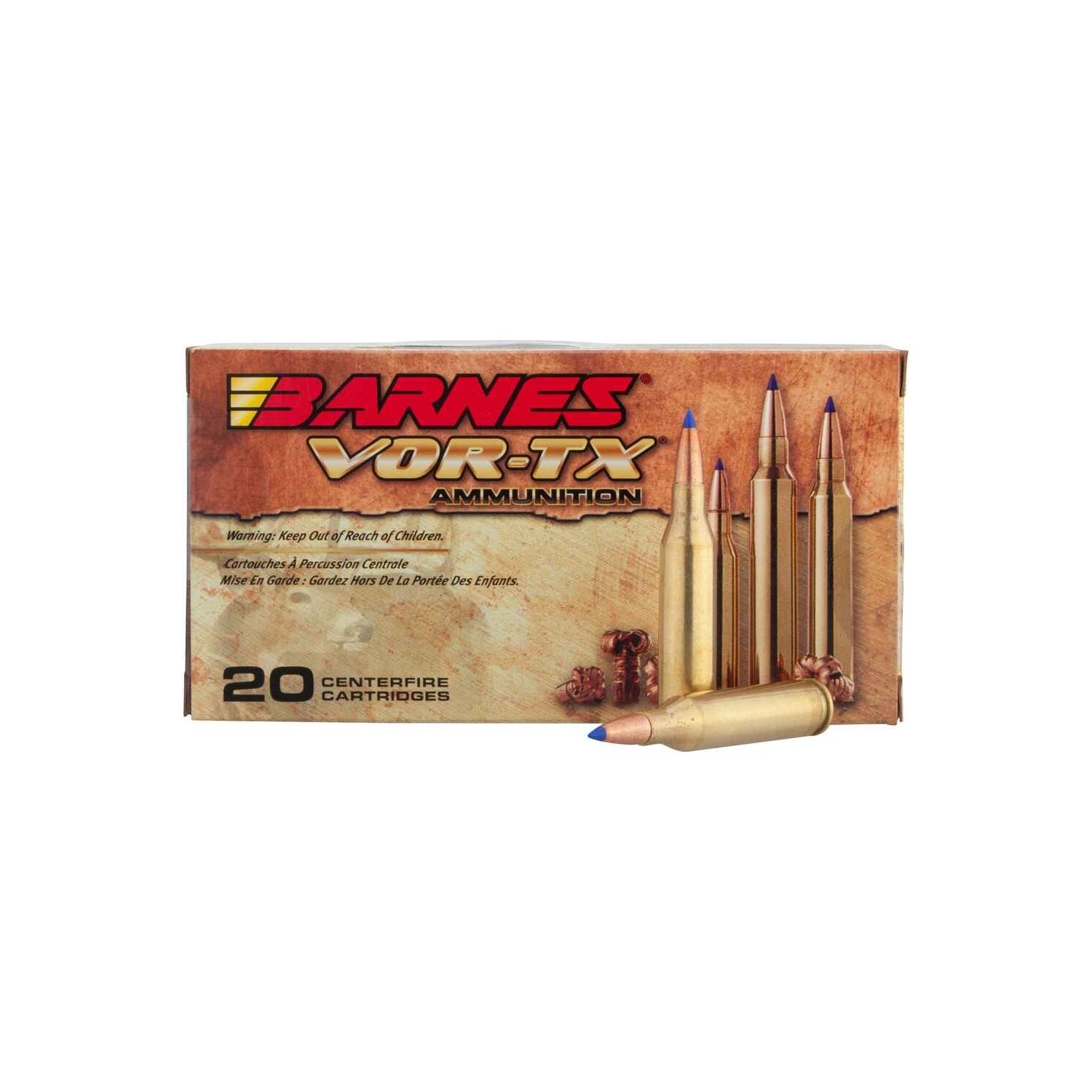 .243 Win. Vor-TX TTSX 5,2g/80grs. Barnes