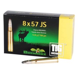 8x57 IS TIG 12,8g/198grs. Brenneke