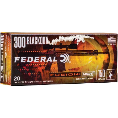 .300 AAC Blackout Fusion 9,7g/150grs. Federal Ammunition