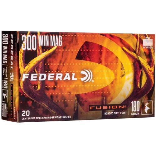 .300 Win. Mag. Fusion Int. 11,7g/180grs. Federal Ammunition