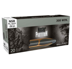 .308 Winchester Nosler Partition 180 grs. Sellier & Bellot
