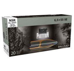 6,5x55 Nosler Partition 9,1g/140grs. Sellier & Bellot