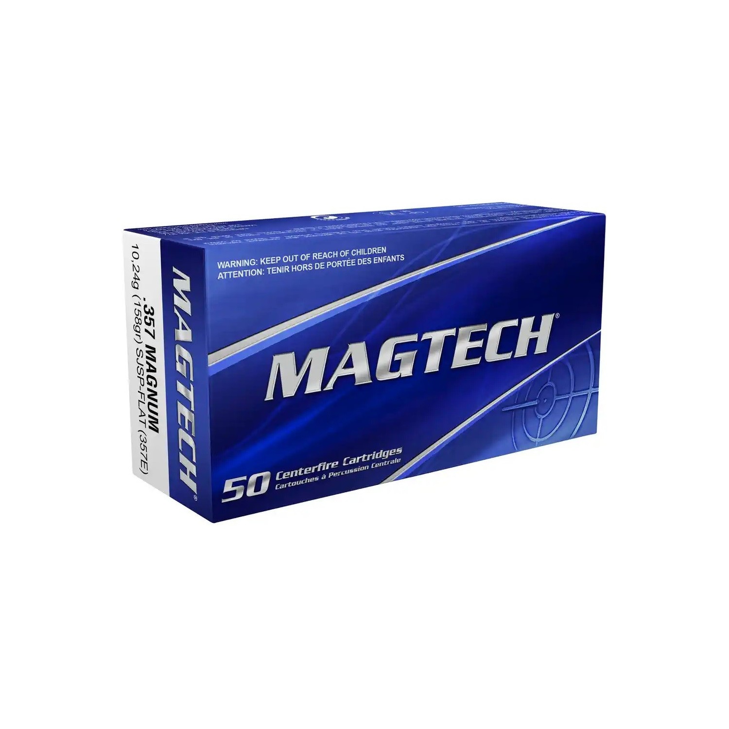 .357 Magnum SJSP 10,24g/158grs. Magtech 1