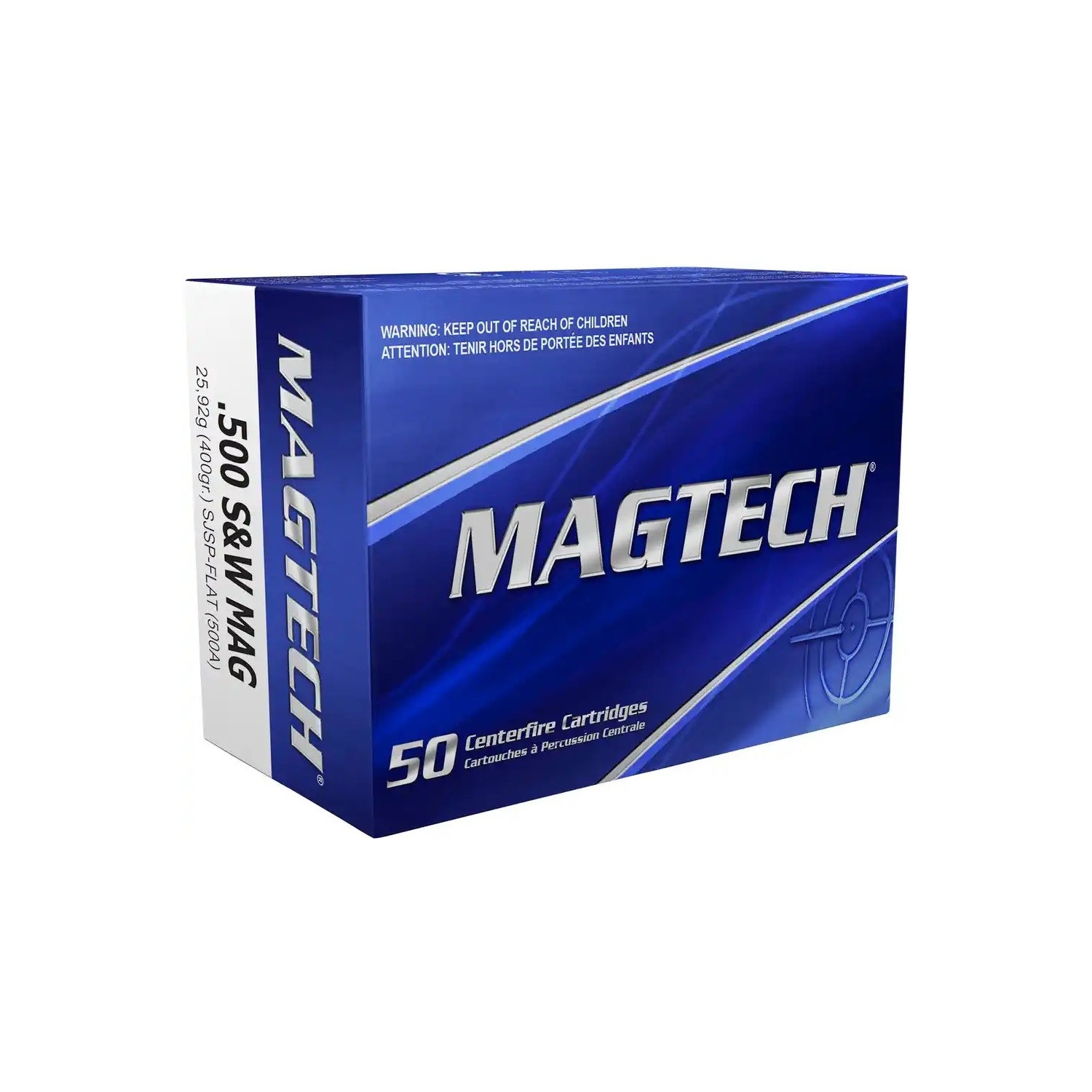 .500 S&W SJSP 25,92g/400grs. Magtech