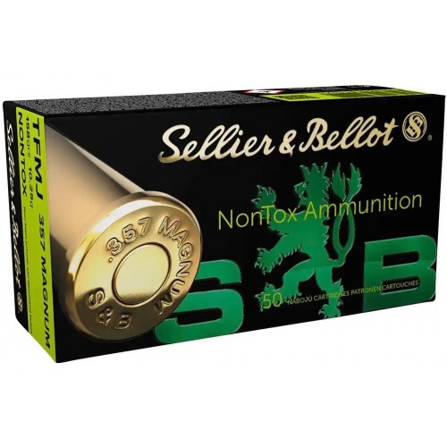 .357 Mag. TFMJ NonTox 10,2g/158grs. Sellier & Bellot