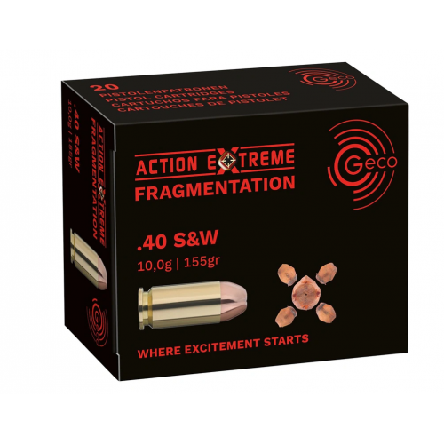 .40 S&W Action Extreme Fragmentation 10,0g/155grs. Geco