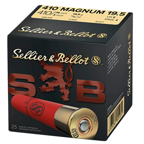 .410/76 Jagd Plastik Magnum 3,25mm 19,5g Sellier & Bellot